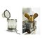 Vintage Glass and Metal Boat Sconce, Image 2