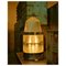 Vintage Glass and Metal Boat Sconce, Image 3
