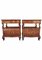 Antique Spanish Catalan Nightstands with Drawers & Low Open Shelf, Set of 2, Image 1