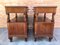 Antique Spanish Catalan Nightstands with Drawers & Low Open Shelf, Set of 2 10