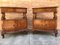 Antique Spanish Catalan Nightstands with Drawers & Low Open Shelf, Set of 2 2