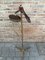 Italian Hollywood Regency Brass and Wood Valet Stand Dressboy, 1970s, Image 2