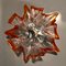 Italian Handcrafted Murano Glass Wall Light or Flush Mount from Effetre Murano, 1960s 7