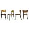 Classical Dining Chairs in Walnut Veneer from Tatra, Czechoslovakia, 1960s, Set of 4, Image 11