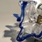 Italian Handcrafted Blue & Clear Murano Glass Wall Light or Flush Mount from Effetre Murano, 1960s 10