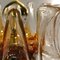Italienische Murano Glas Wandlampe von Effetre Murano, 1960er 3