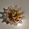 Italian Handcrafted Murano Glass Wall Light or Flush Mount from Effetre Murano, 1960s 9