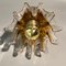 Italian Handcrafted Murano Glass Wall Light or Flush Mount from Effetre Murano, 1960s 12