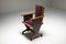 Amsterdam School Armchair in Purple Velour, 1930s 9