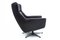 Fauteuil et Repose-Pieds Industriel en Cuir, Danemark, 1960s, Set de 2 10