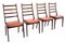 Sillas de comedor danesas Mid-Century de palisandro, años 60. Juego de 4, Imagen 2