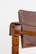 Vintage Restored Leather Safari Style Armchair 16