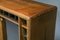 Italian Oak Sideboard with Glass Doors & Space for Bottles, 1970s 13