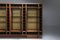 Italian Oak Sideboard with Glass Doors & Space for Bottles, 1970s, Image 5