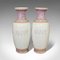 Large Vintage Art Deco Oriental Ceramic Vases, 1940s, Set of 2 5