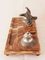 Calamaio antico con aquila in bronzo argentato di M Bertin, Immagine 8