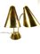 Mid-Century Brass 2-Light Desk Lamp, France, 1960s, Image 4