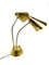 Mid-Century Brass 2-Light Desk Lamp, France, 1960s, Image 2