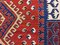 Türkischer Vintage Kelim-Teppich aus Wolle in Blau, Rot, Beige & Gold, 1960er 6