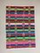 Alfombra Kilim turca vintage de lana en azul, rosa, verde y naranja, años 60, Imagen 5