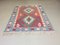 Tappeto Kilim vintage color carne, rosso, rosa ed arancione, anni '60, Immagine 1