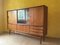 Credenza alta in teak ed afromosia di Bartels Werke, Germania, anni '60, Immagine 3