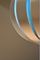 Zweifarbige Aluminium Lamello Hängelampe von Henri Mathieu 3