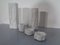 Bisque Porcelain OP Art Vases, Candleholders & Ashtrays by Ernst Fenzi for Bareuther, 1970s, Set of 5 2