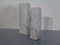 Bisque Porcelain OP Art Vases, Candleholders & Ashtrays by Ernst Fenzi for Bareuther, 1970s, Set of 5 7