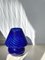 Blaue Mushroom Lampe im Stil von Murano, 1970er 1