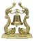19th Century Victorian Brass Decorative Dinner Bell, Image 1