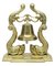 19th Century Victorian Brass Decorative Dinner Bell, Image 5