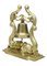 Dinner Bell decorativo vittoriano in ottone, XIX secolo, Immagine 2