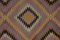 Vintage Geometrical Turkish Kilim Rug 11