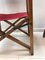 Vintage Oak & Canvas Folding Directors, Garden or Safari Chair, 1950s 10