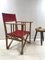 Vintage Oak & Canvas Folding Directors, Garden or Safari Chair, 1950s, Image 11