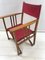 Vintage Oak & Canvas Folding Directors, Garden or Safari Chair, 1950s, Image 1