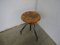 Italian Iron and Wood Stool, 1950s, Image 6