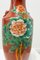 19th Century Chinese Red Vase Decorated with Peonies 5