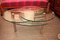 Vintage Adjustable Glass & Metal Coffee Table, 1980s, Image 7