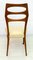 Mid-Century Modern Mahogany Dining Chairs by Vittorio Dassi, 1950s, Set of 6, Image 8