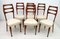 Mid-Century Modern Mahogany Dining Chairs by Vittorio Dassi, 1950s, Set of 6, Image 2