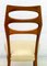 Mid-Century Modern Mahogany Dining Chairs by Vittorio Dassi, 1950s, Set of 6 7