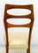 Mid-Century Modern Mahogany Dining Chairs by Vittorio Dassi, 1950s, Set of 6, Image 7