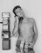 Clint Eastwood Pay Phone Silver Gelatin Resin Print Framed in Black by Michael Ochs Archives 1