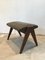 Vintage Stool in the Style of Pierre Jeanneret, 1960s, Image 3