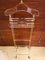 Mid-Century Modern Acrylic Glass Valet Stand with wheels 5