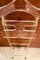 Mid-Century Modern Acrylic Glass Valet Stand with wheels 6