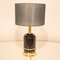 Vintage Brass Lacquered Table Lamp from Clar 10