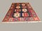 Tapis Kilim Tribal Vintage en Laine Bleue, Rouge et Beige, Turquie, 1960s 2